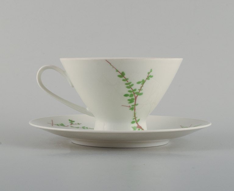 Bjørn Wiinblad for Rosenthal. "Summer" coffee service for four people with jug, four cups, - 5