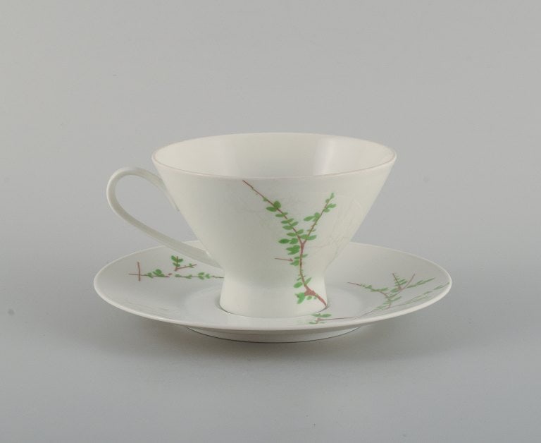 Bjørn Wiinblad for Rosenthal. "Summer" coffee service for four people with jug, four cups, - 6