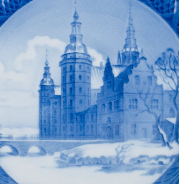 Royal Copenhagen Christmas plate from 1953. - 2