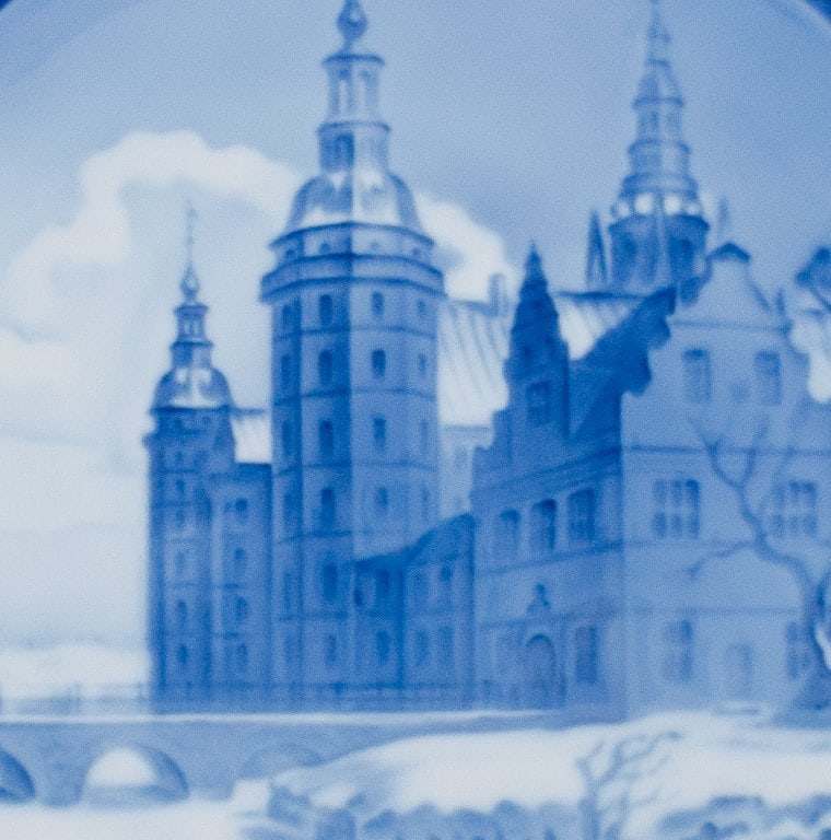 Royal Copenhagen Christmas plate from 1953. - 3