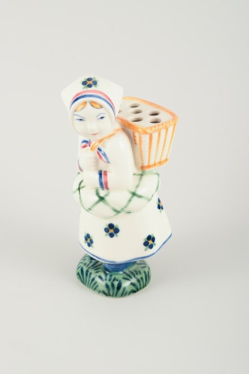 Children's Aid Day figures. Cousin from Amager, Skovserkone and Skovserdreng. Aluminum. - 5