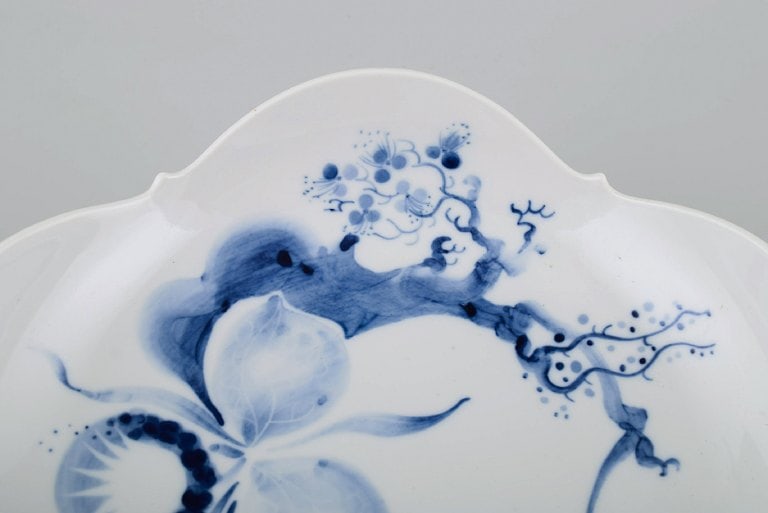 Meissen bowl in hand-painted porcelain decorated with cherry tree branches, in Japanese style. Early - 3