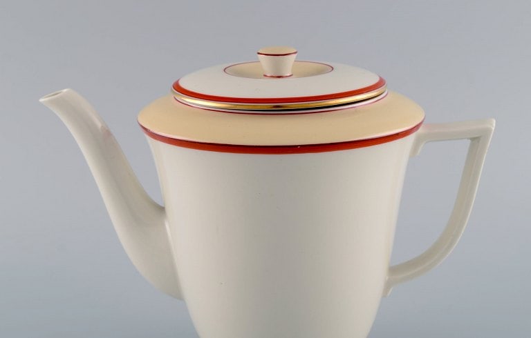 Christian Joachim for Royal Copenhagen. "The Spanish pattern". Coffee pot with sugar bowl and - 5