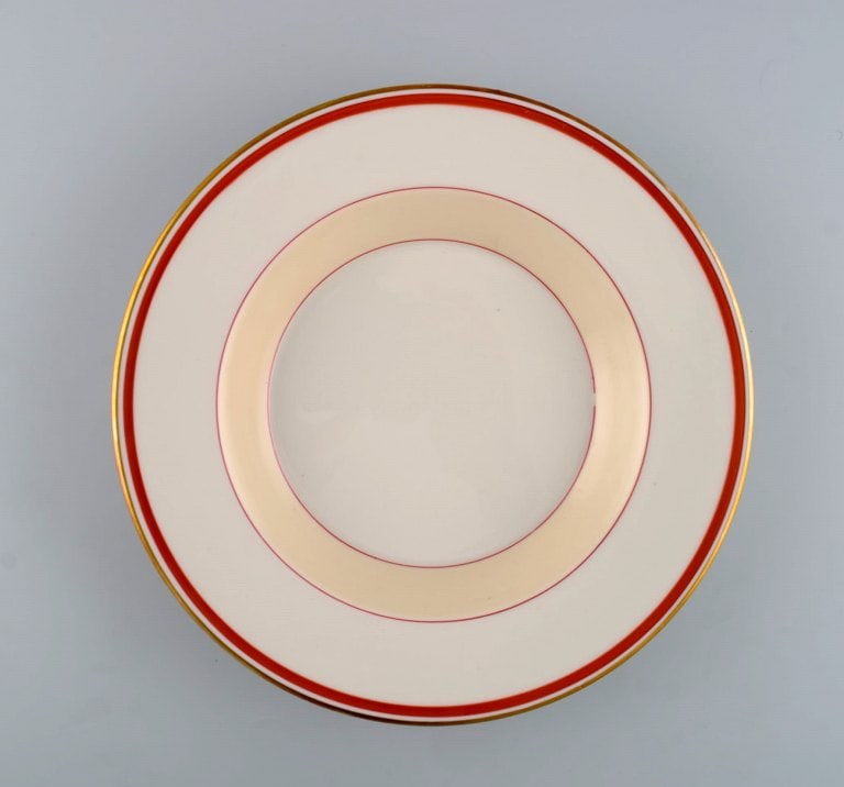 Christian Joachim for Royal Copenhagen. "The Spanish pattern". Four deep plates in hand-painted - 3