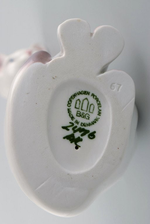 B & G / Bing & Grondahl - Sitting cat - number 2476. - 7