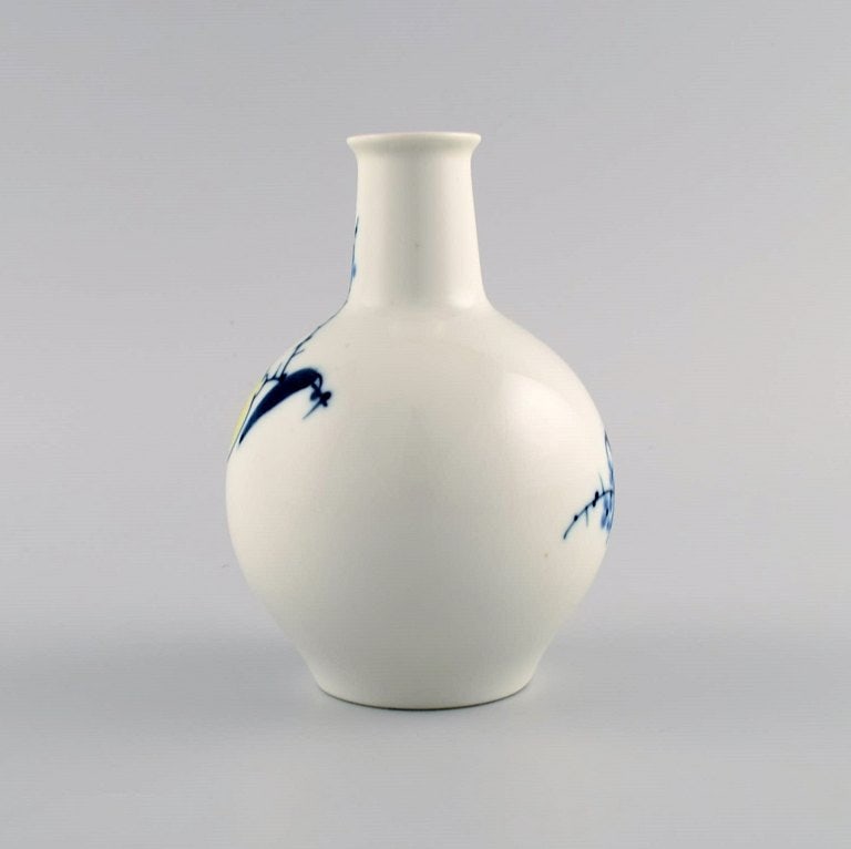 Johannes Hedegaard for Royal Copenhagen. Rare Rimmon jug / vase in hand-painted porcelain. Dated - 4