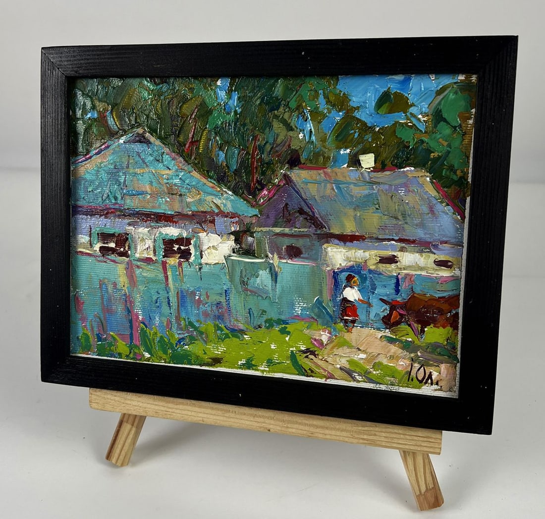 Oil painting Returning home from the field Oleksiy Ivanyuk - 2