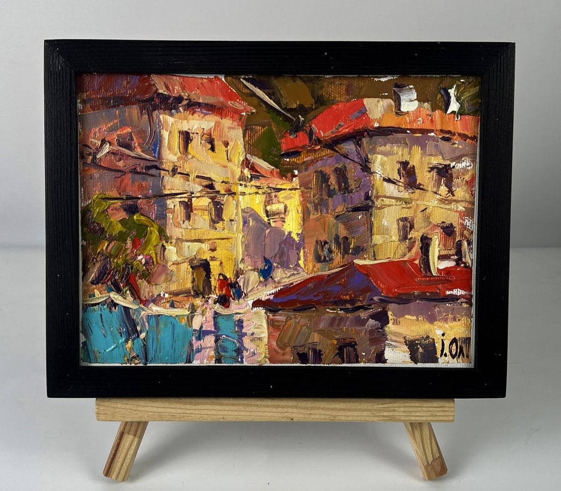 Oil painting Morning In The Sunny City Oleksiy Ivanyuk (1 of 11)