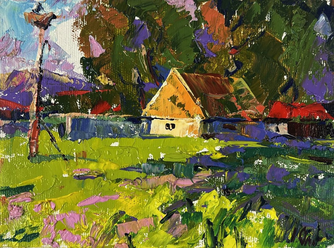 Oil painting A country summer day Oleksiy Ivanyuk - 3