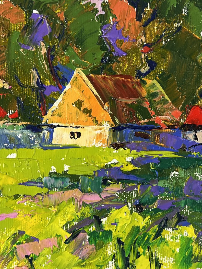 Oil painting A country summer day Oleksiy Ivanyuk - 7