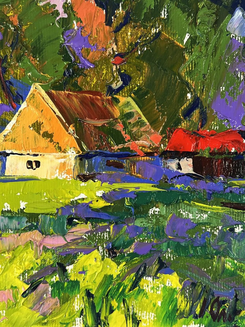 Oil painting A country summer day Oleksiy Ivanyuk - 9