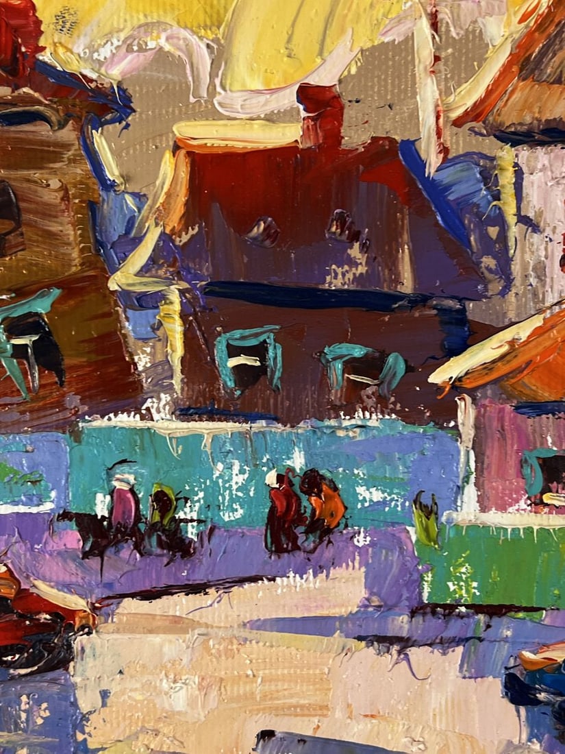 Oil painting A busy city street Oleksiy Ivanyuk - 8