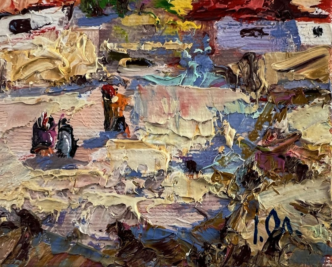 Oil painting Sunny village street Oleksiy Ivanyuk - 6