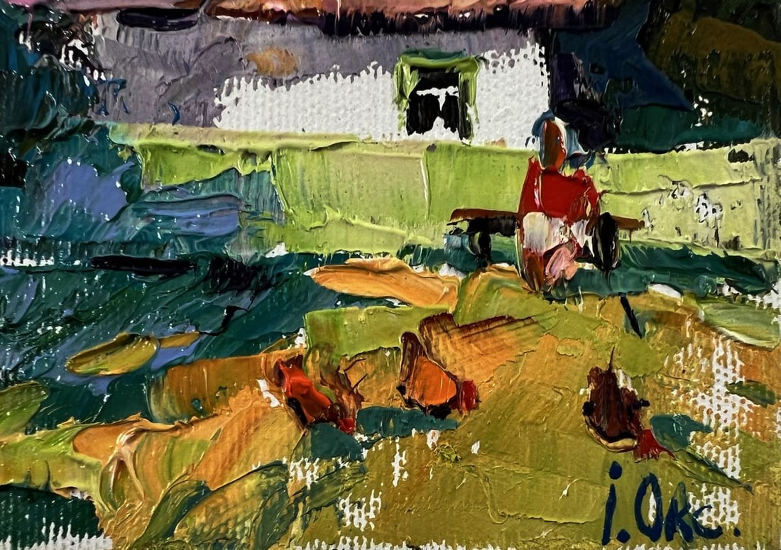 Oil painting Summer coolness Oksana Ivanyuk - 5