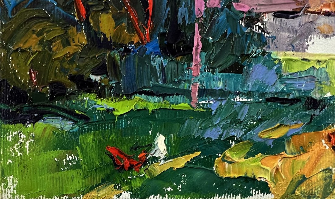 Oil painting Summer coolness Oksana Ivanyuk - 6