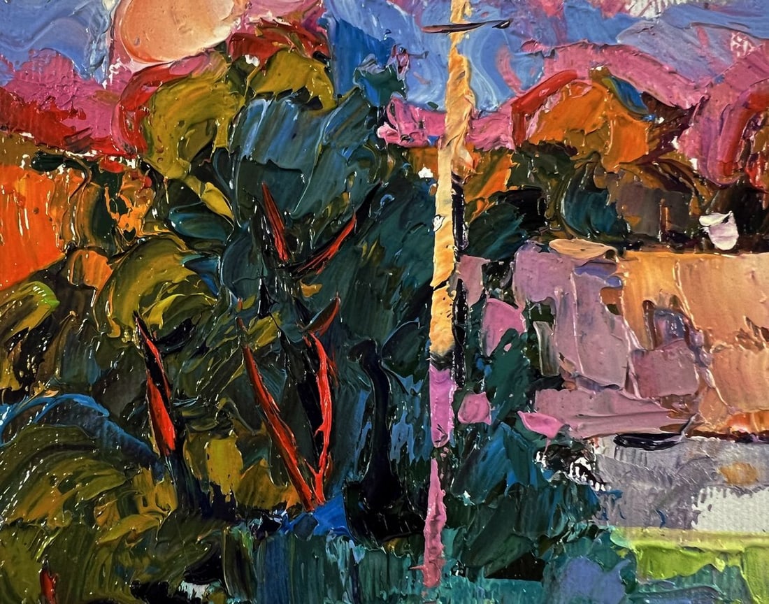 Oil painting Summer coolness Oksana Ivanyuk - 7