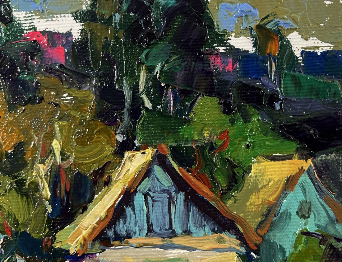 Oil painting Rural everyday life Oksana Ivanyuk - 4