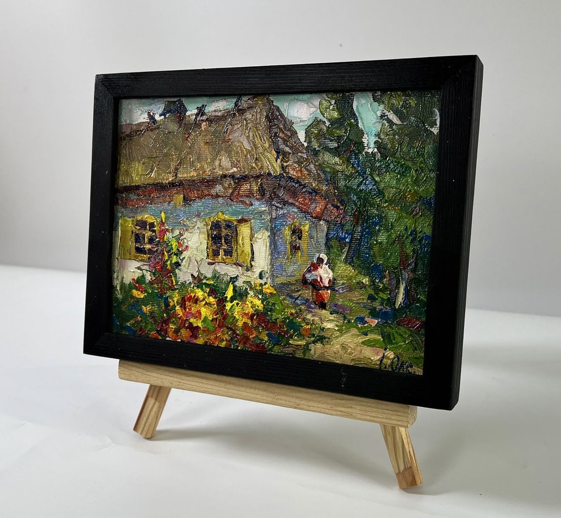 Oil painting Flower garden Oksana Ivanyuk - 2