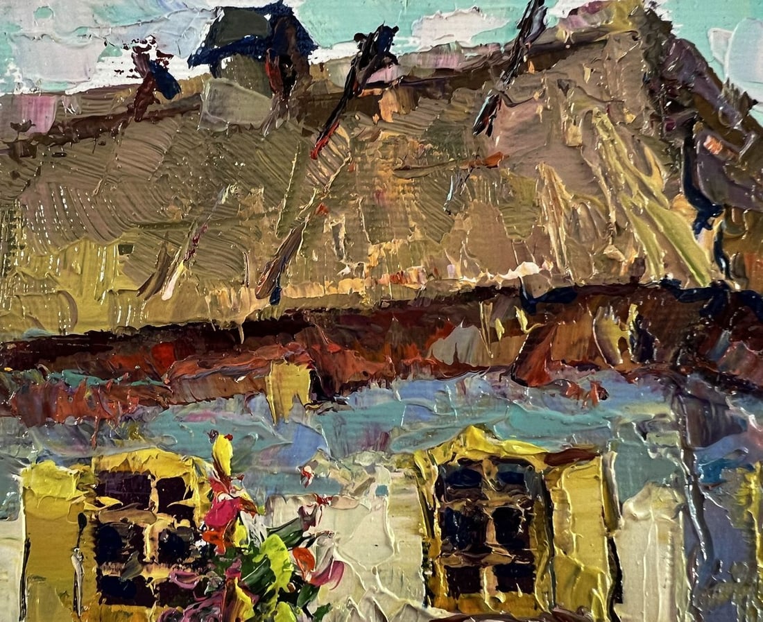 Oil painting Flower garden Oksana Ivanyuk - 7