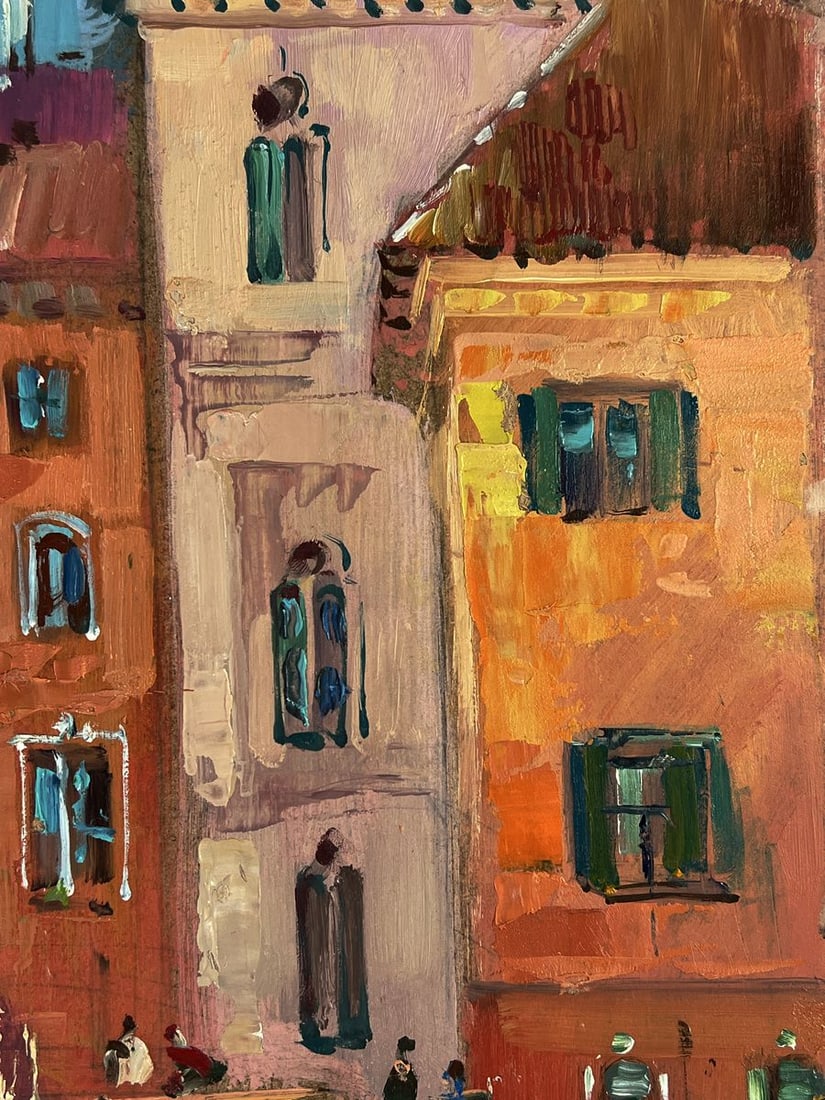 Oil painting City with a river Yuriy Suprunchuk - 7