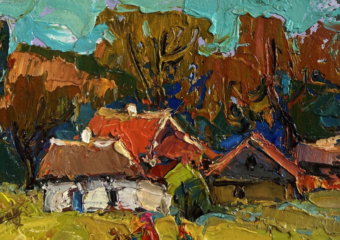 Oil painting After a walk home Oksana Kalenyuk - 4