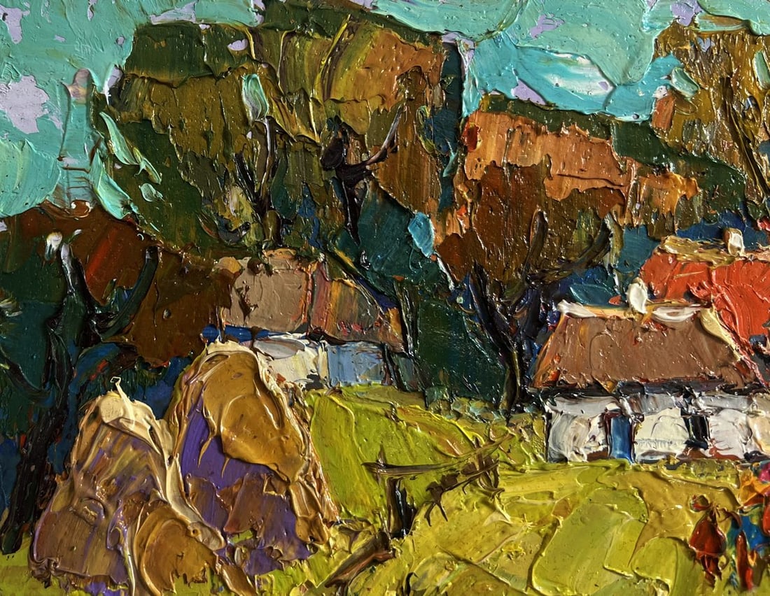 Oil painting After a walk home Oksana Kalenyuk - 6