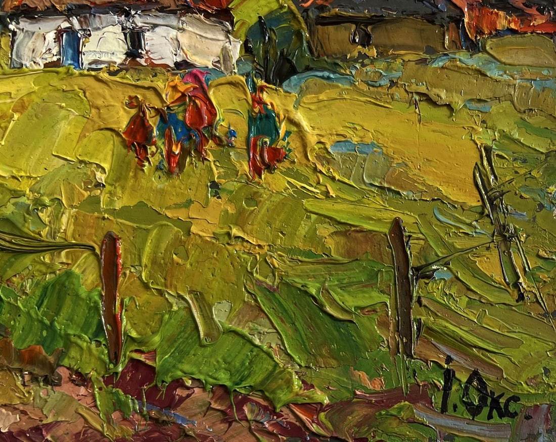 Oil painting After a walk home Oksana Kalenyuk - 7