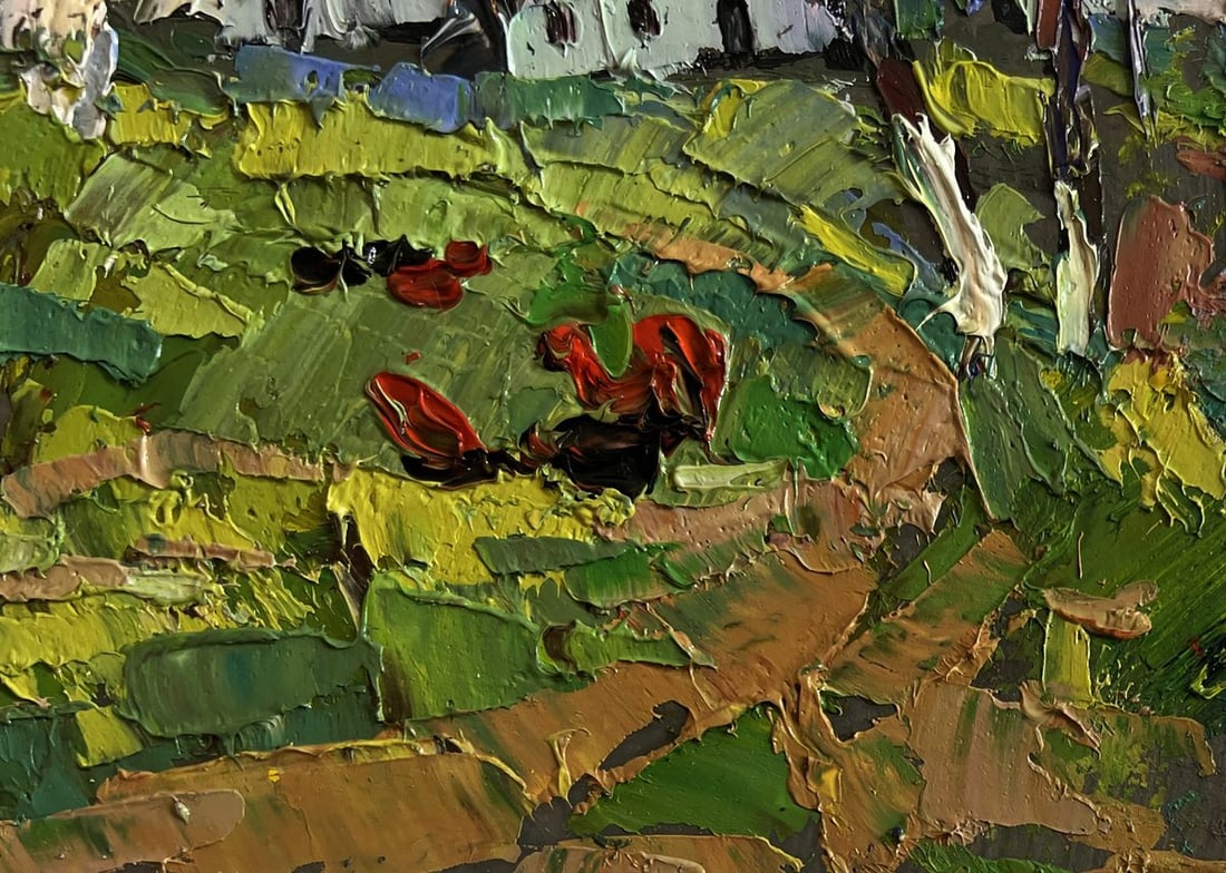 Oil painting Spring scent of nature Oksana Kalenyuk - 5