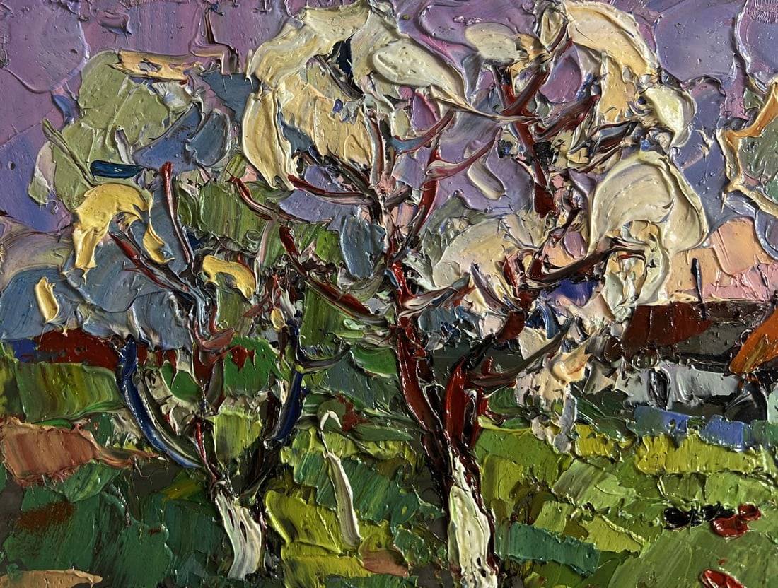 Oil painting Spring scent of nature Oksana Kalenyuk - 6