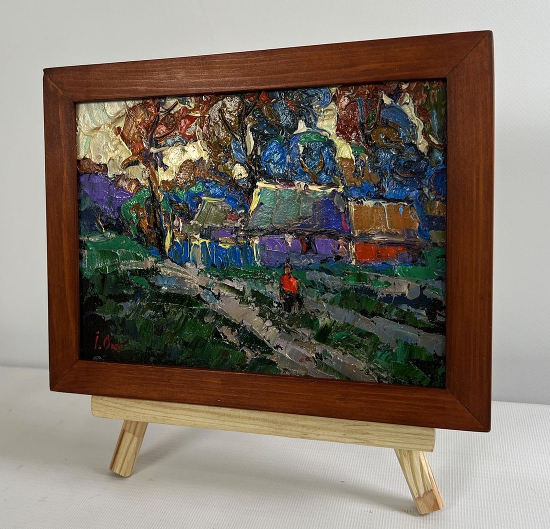 Oil painting Cool wind in the evening Oksana Kalenyuk - 2