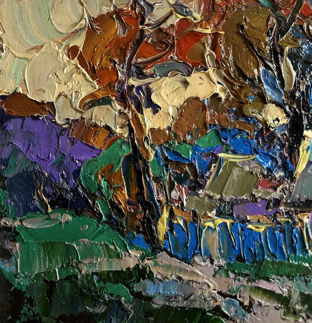 Oil painting Cool wind in the evening Oksana Kalenyuk - 5