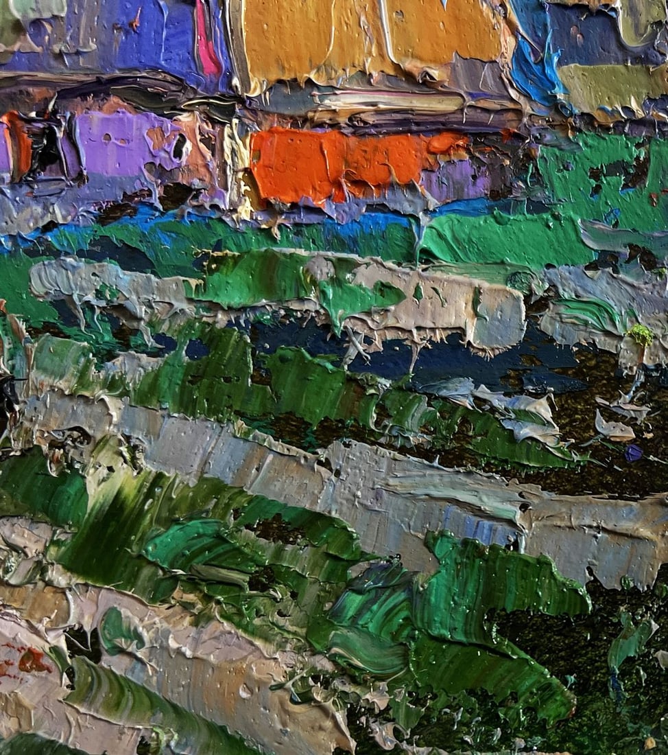 Oil painting Cool wind in the evening Oksana Kalenyuk - 6