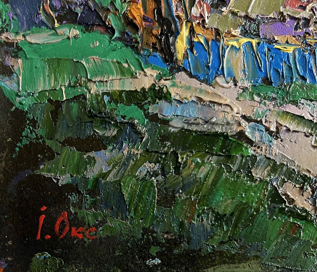 Oil painting Cool wind in the evening Oksana Kalenyuk - 7