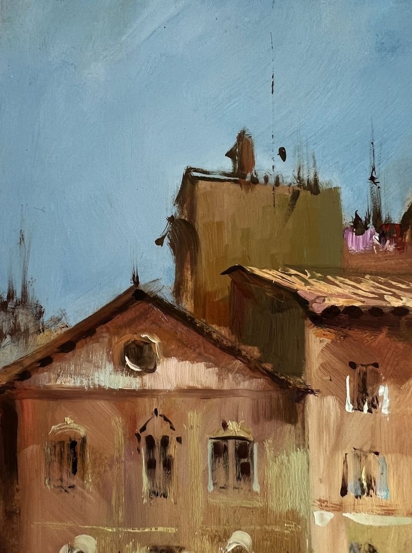 Oil painting Walking through the city streets Yuriy Suprunchuk - 5