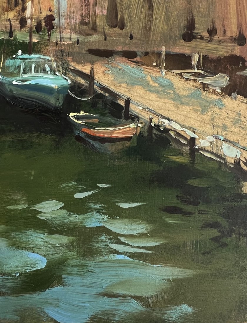 Oil painting Walking through the city streets Yuriy Suprunchuk - 8