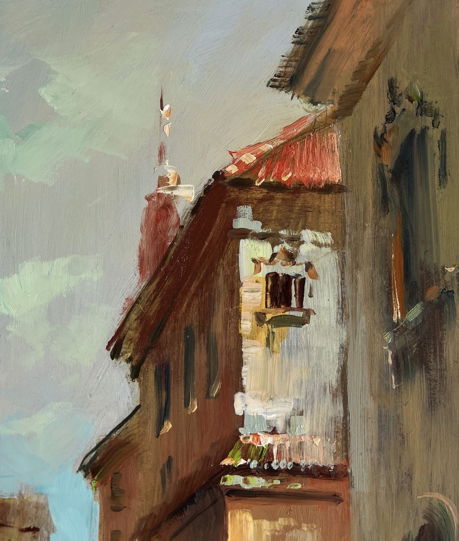 Oil painting The busy streets of Venice Yuriy Suprunchuk - 4