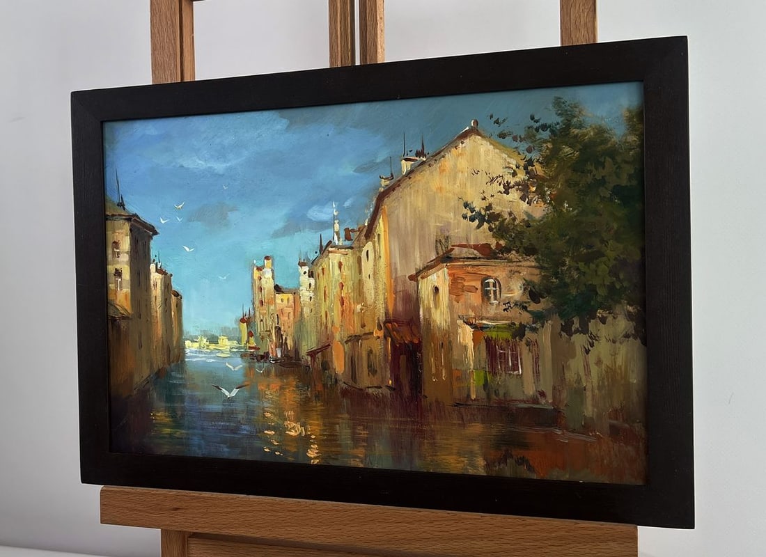 Oil painting City on the water Yuriy Suprunchuk - 2
