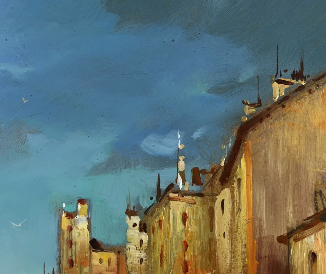 Oil painting City on the water Yuriy Suprunchuk - 5