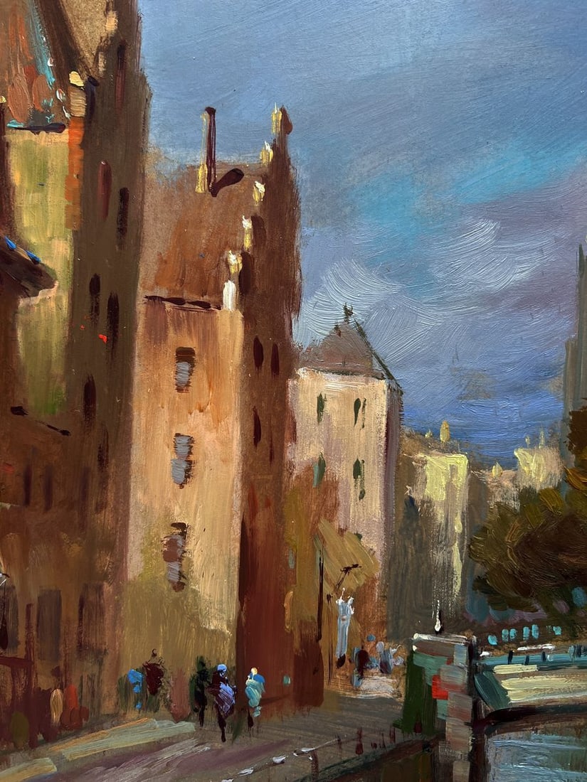 Oil painting Old street of Venice Yuriy Suprunchuk - 6