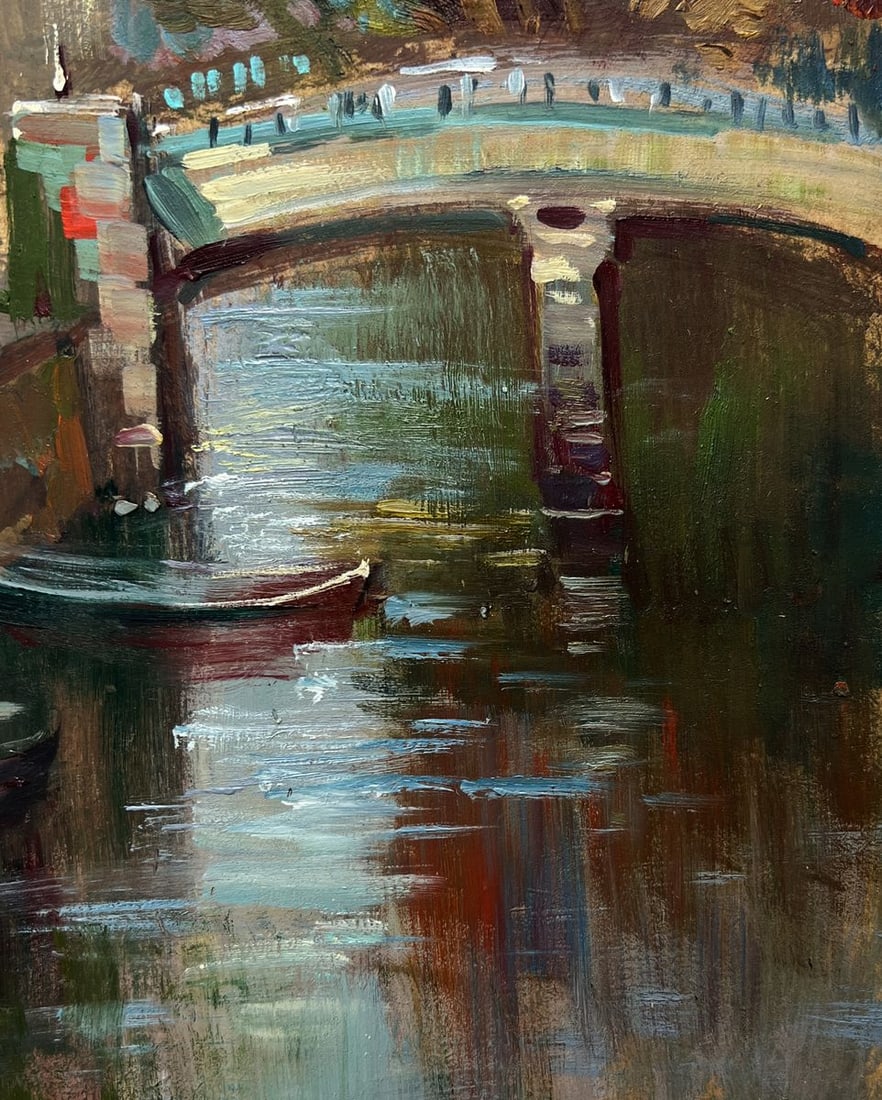 Oil painting Old street of Venice Yuriy Suprunchuk - 8