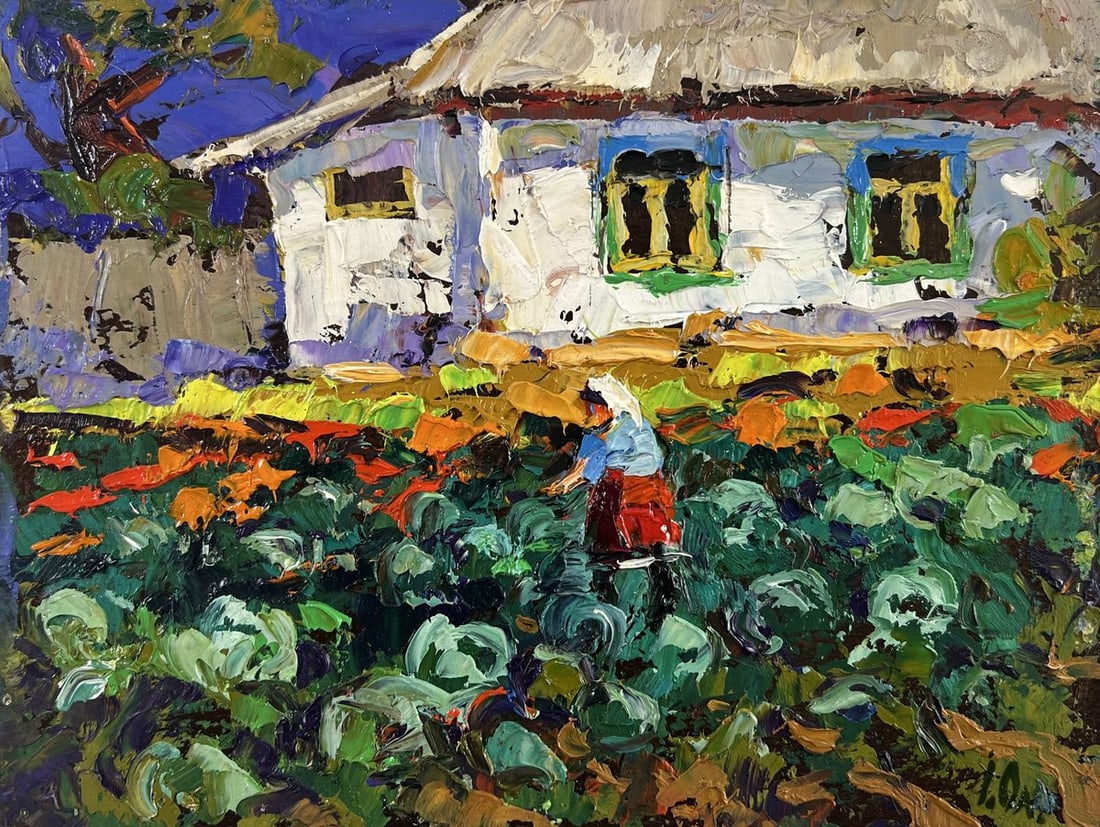 Oil painting The beds smell like home Alex Kalenyuk - 3