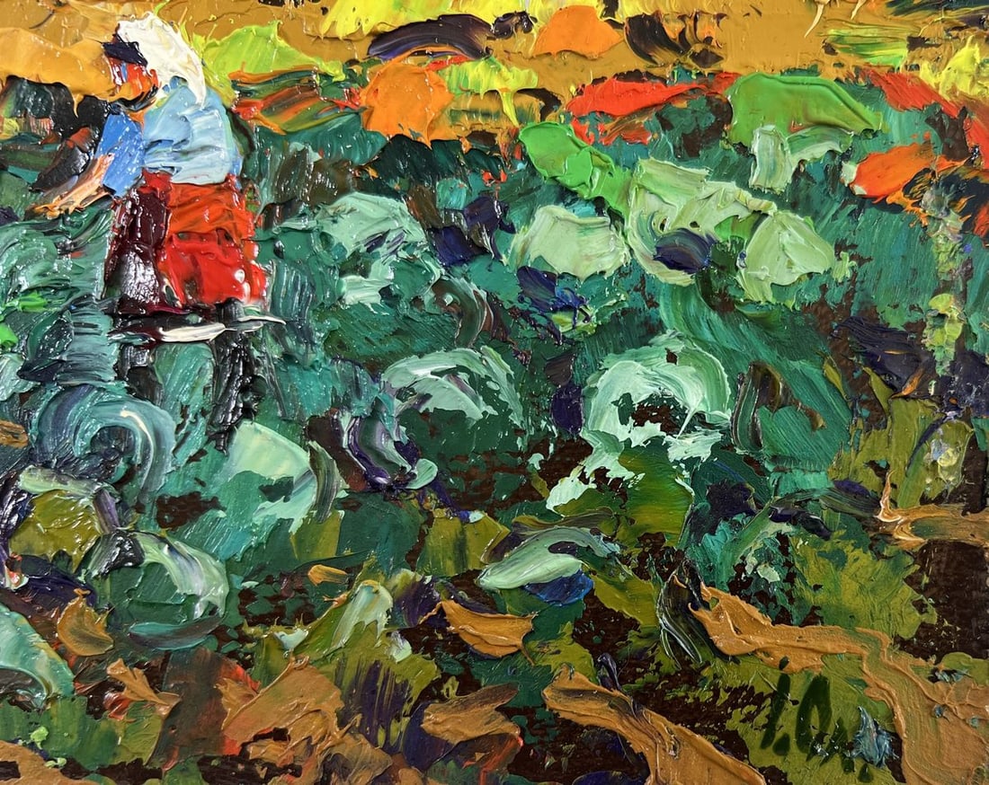 Oil painting The beds smell like home Alex Kalenyuk - 5