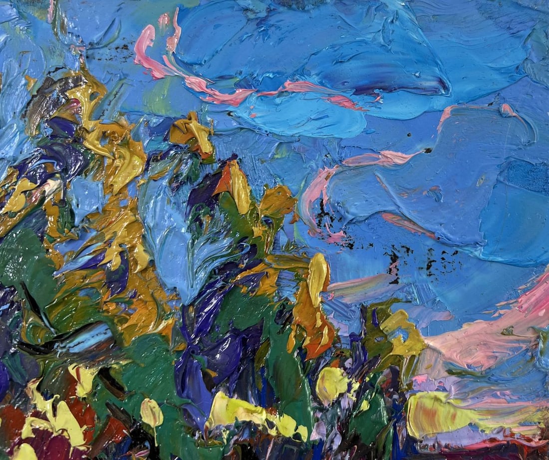 Oil painting When the day fades into evening Alex Kalenyuk - 4