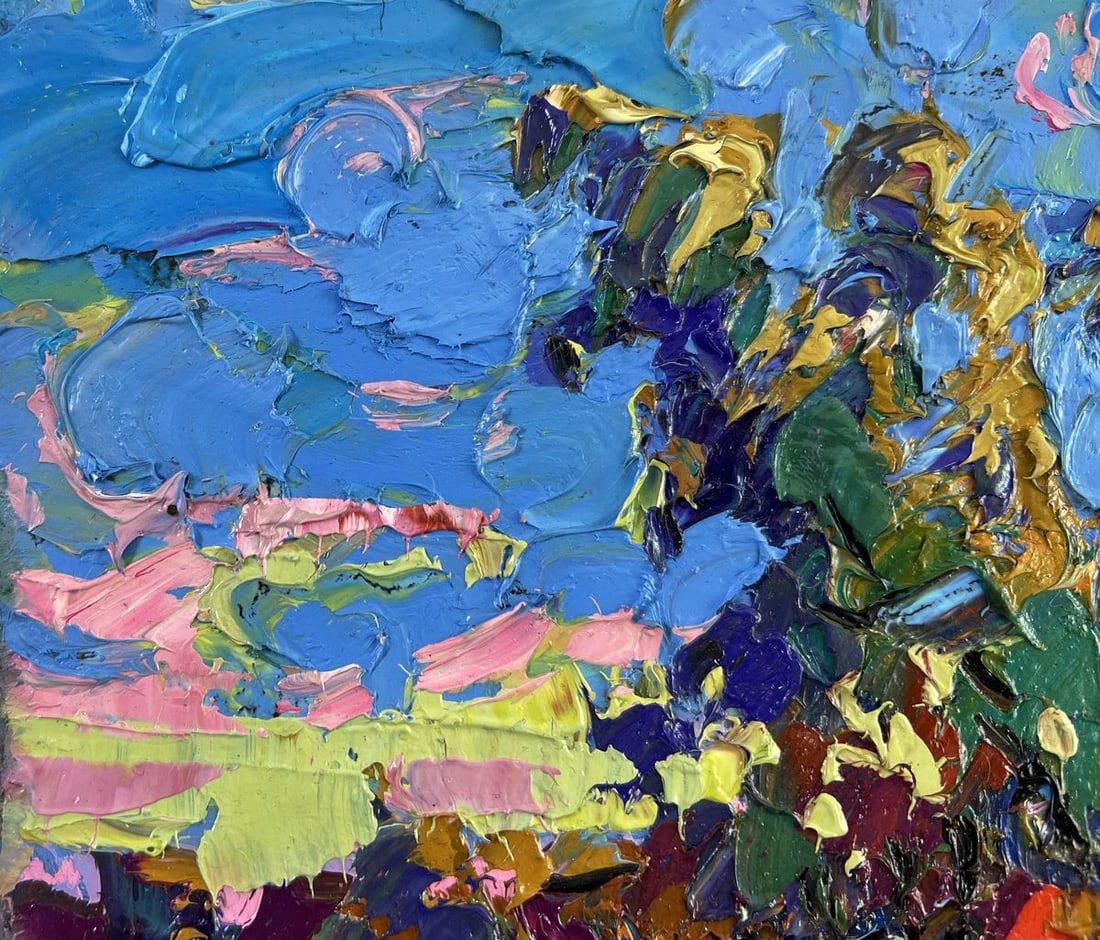 Oil painting When the day fades into evening Alex Kalenyuk - 7