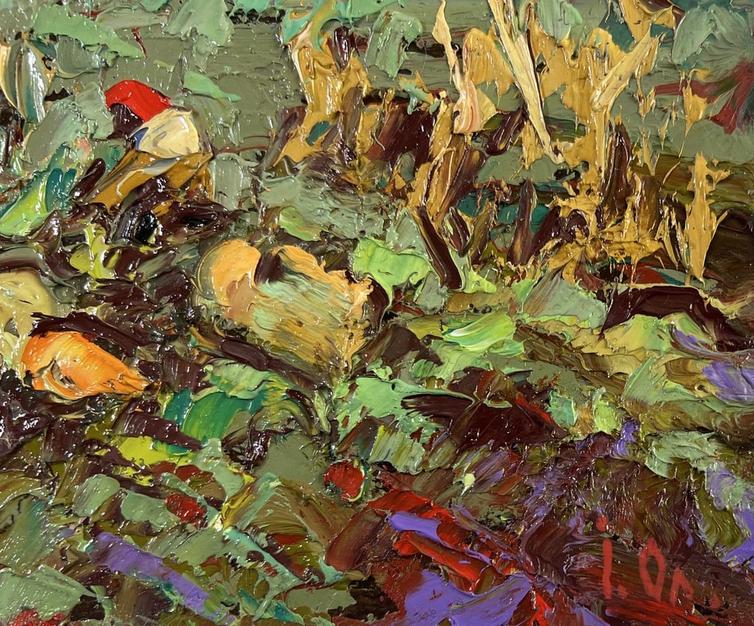 Oil painting The land that gives generosity Alex Kalenyuk - 5