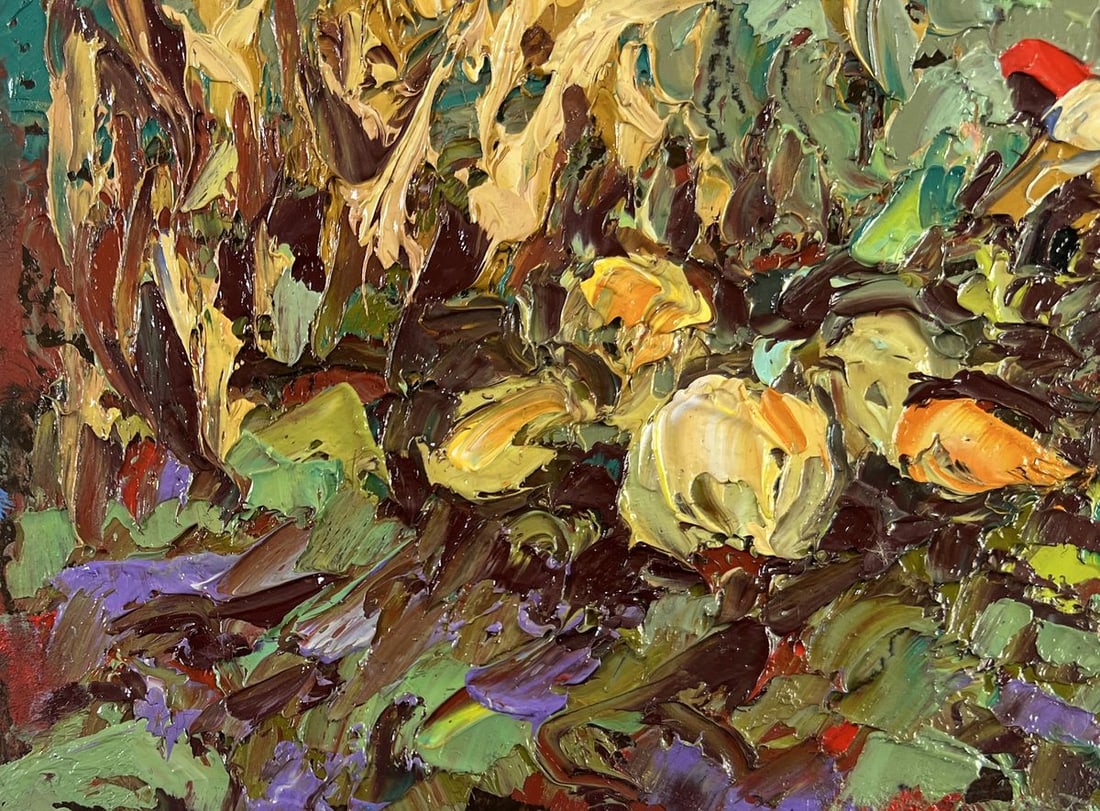 Oil painting The land that gives generosity Alex Kalenyuk - 6