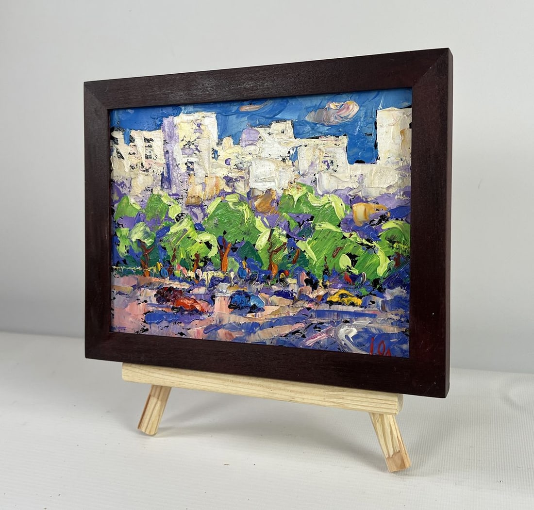 Oil painting Big city lights Alex Kalenyuk - 2