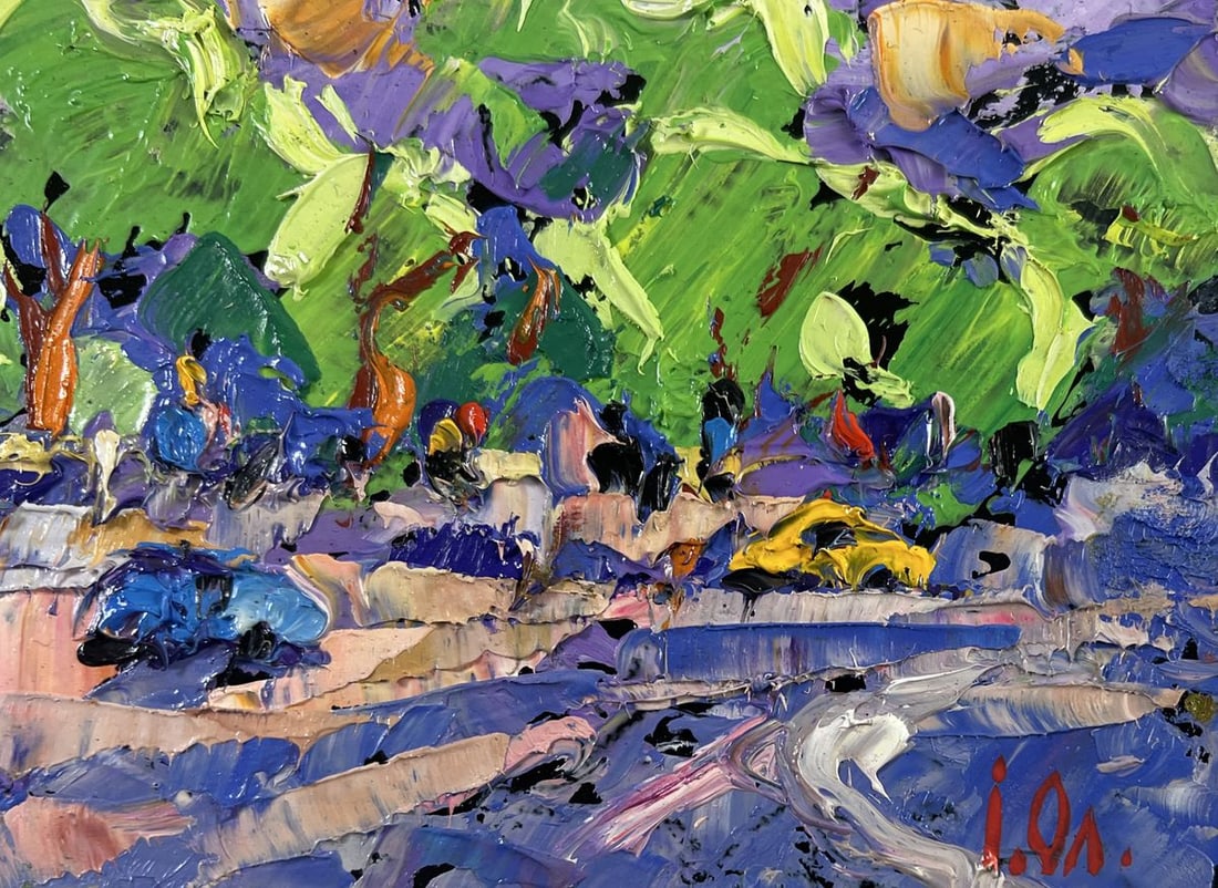 Oil painting Big city lights Alex Kalenyuk - 5