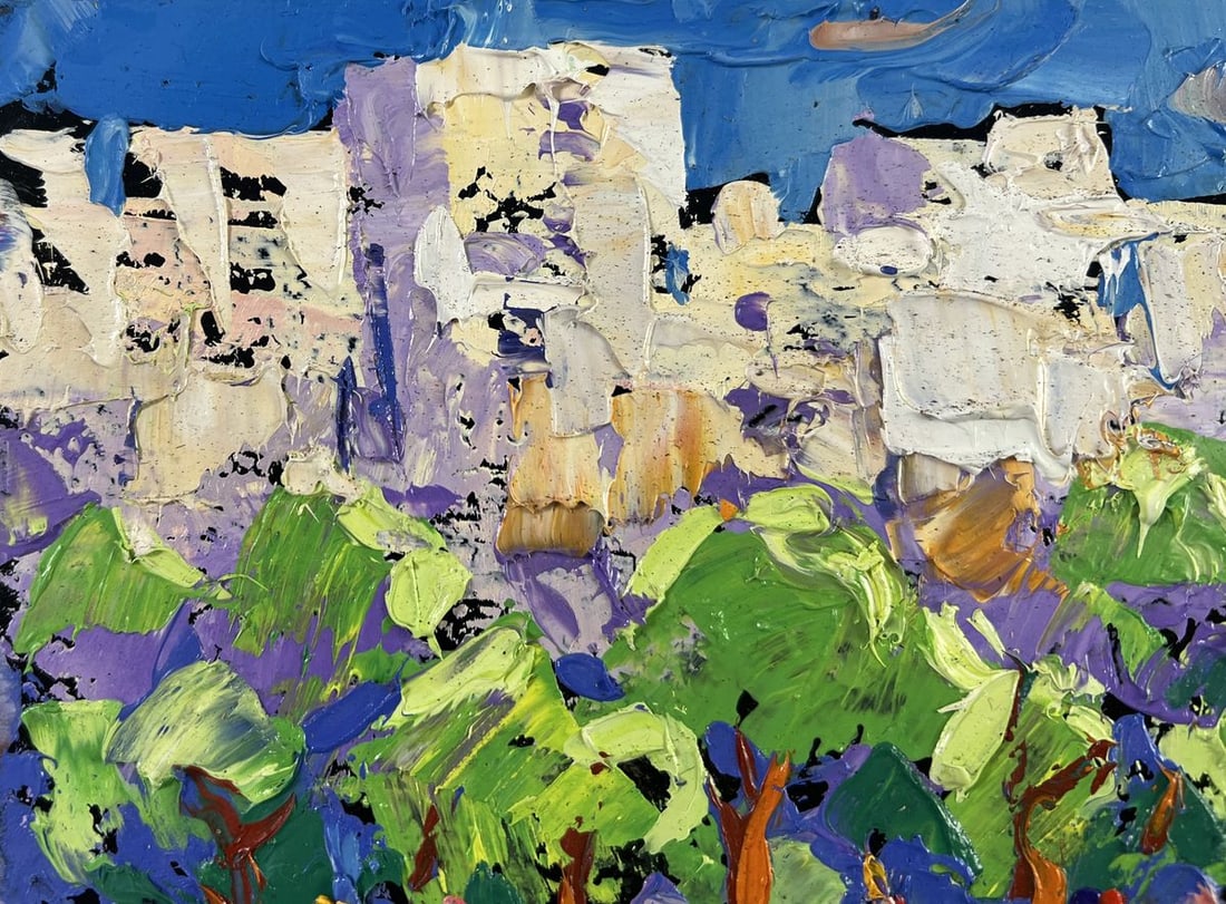 Oil painting Big city lights Alex Kalenyuk - 7