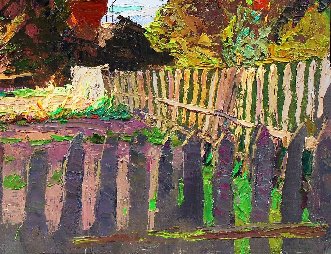 Oil painting Evening sketch Egor Ktpatunov - 5